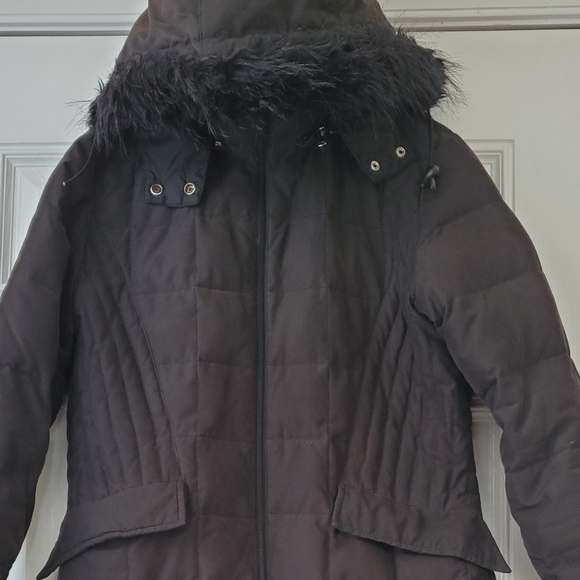 XOXO WOMEN'S WARM QUILTED PUFFER HEAVYWEIGHT HOODED LONG COAT - Picture 13 of 13